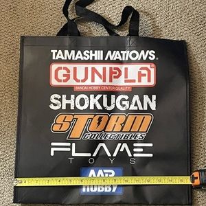 TAMaSHII  Gunpla Shokugan Bandai Bluefin 15”x15” Matted Plastic Carry Bag
